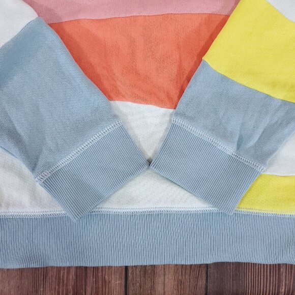 Faherty Soleil Hoodie Womens Size Medium Sunrise Pullover Cotton - Picture 9 of 15